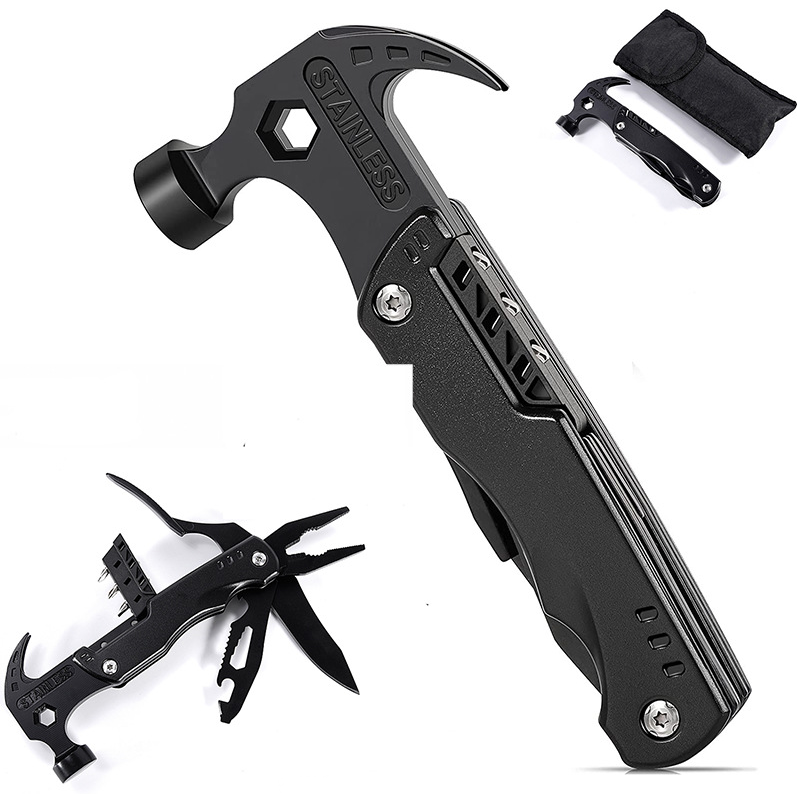 Multifunctional Survival Hammer Stainless Steel Alloy Material